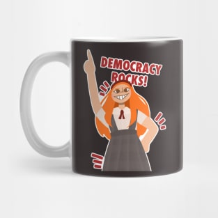 Democracy rocks!! Mug